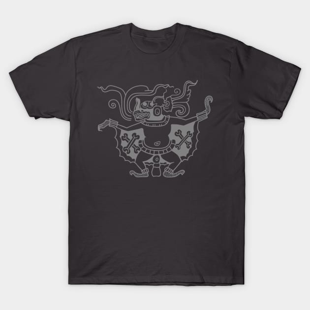 Prehispanic bat T-Shirt by ocelotlcalli